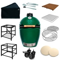Фото Комплект Big Green Egg Гриль L + Стіл L + Полиця + Решітка + Набір інструментів для гриля